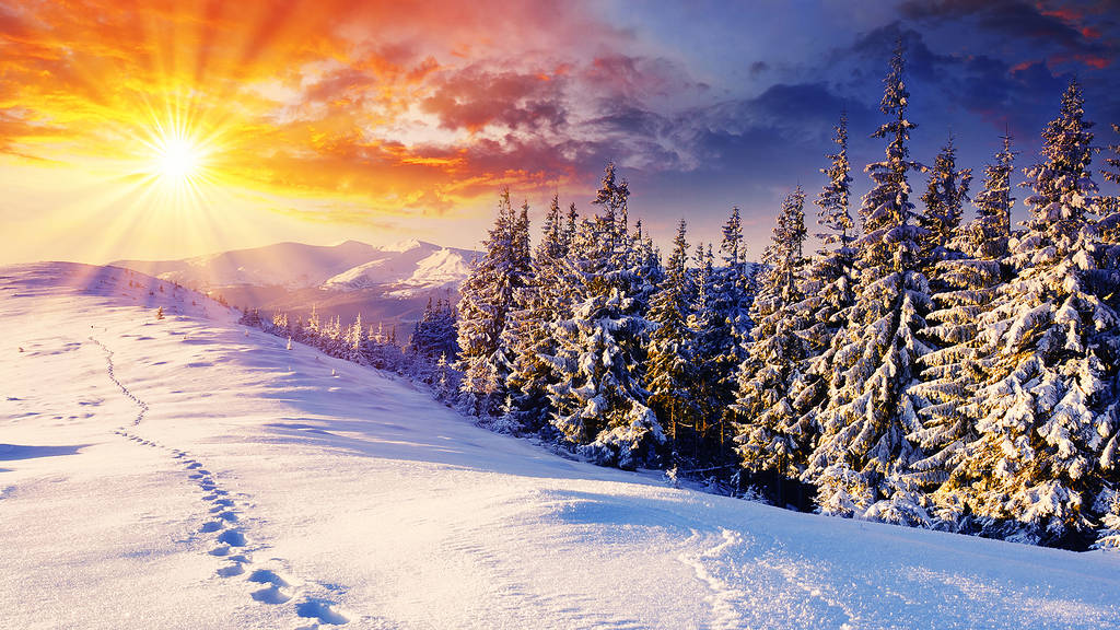 Wunderschöne Winterlandschaft.